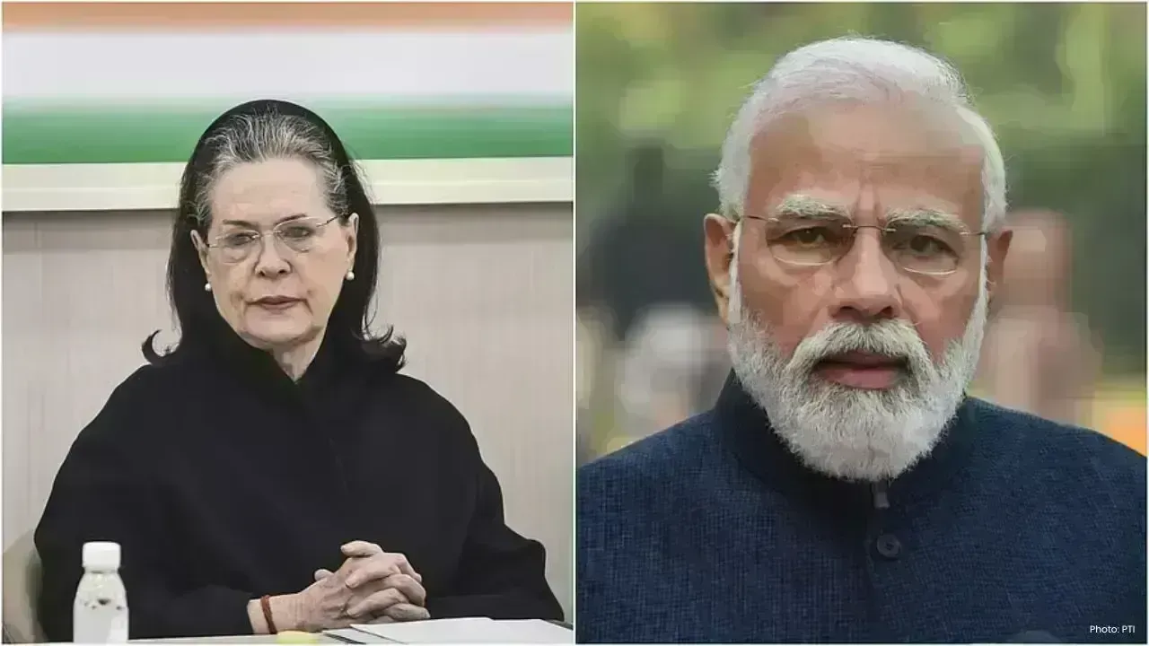 Modi Extends Birthday Wishes to Sonia Gandhi