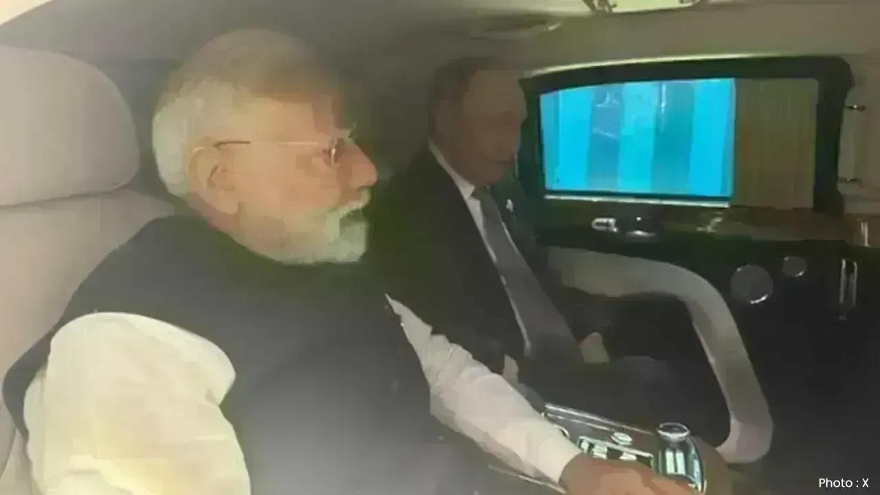 Modi and Putin's Joint Car Ride Raises Concerns Over US-India Relations