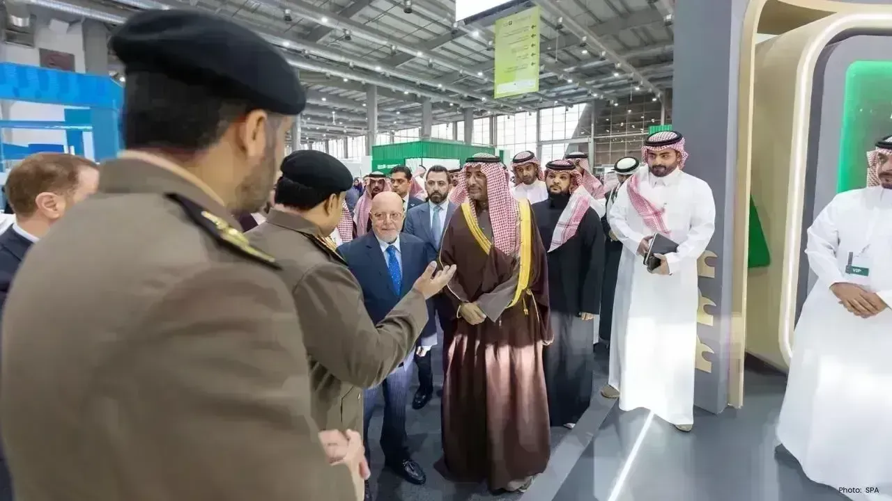 Saudi and Syrian Officials Visit Interior Pavilion at Expo 2025