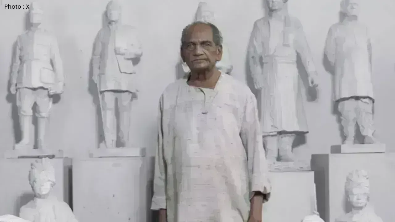 Legendary Sculptor Ram Sutar, Creator of Statue of Unity, Passes at 100