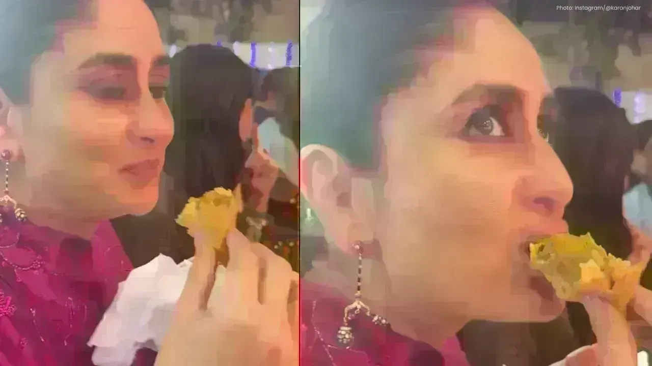 Kareena Kapoor Caught Savoring Samosa at School Event, Karan Johar's Playful Tease