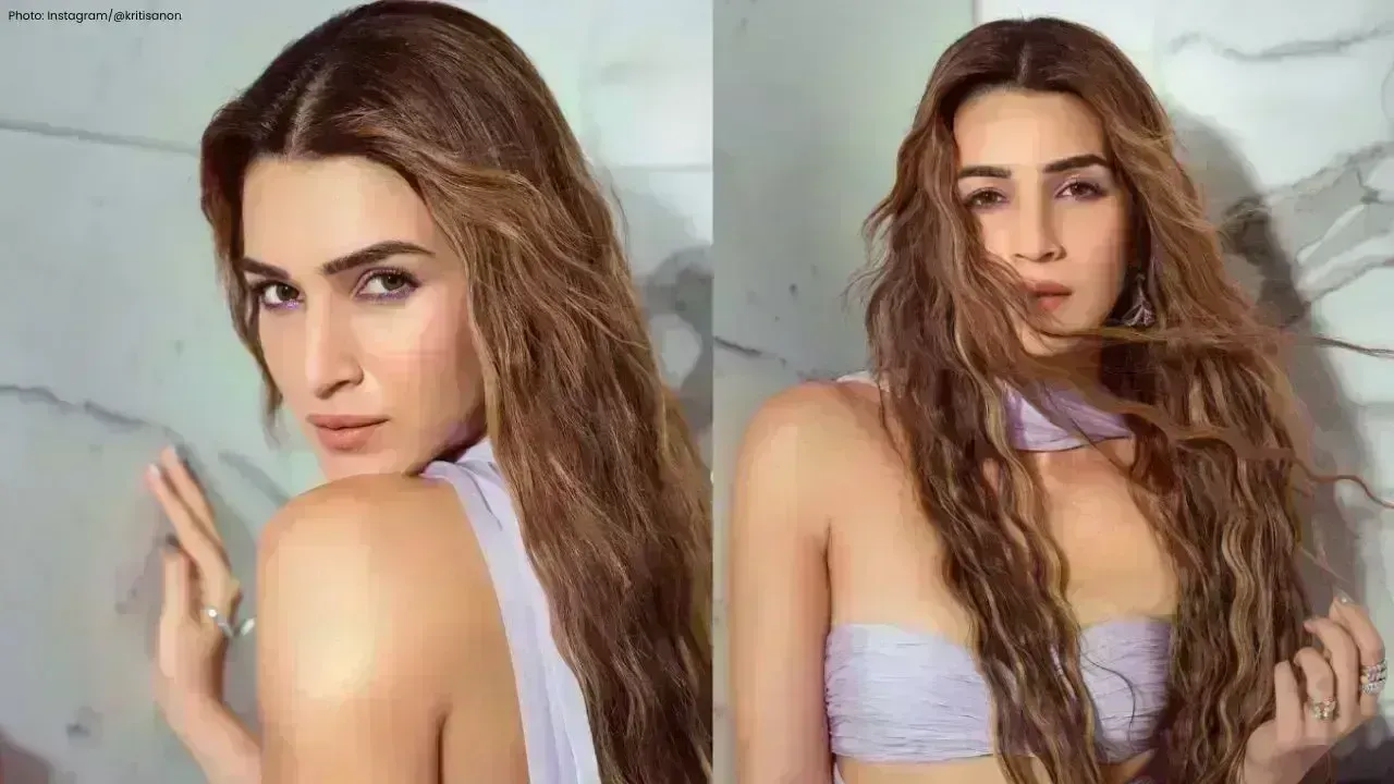 Kriti Sanon Dazzles in Elegant Lilac Gown, Reimagines Festive Fashion