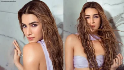 Kriti Sanon Dazzles in Elegant Lilac Gown, Reimagines Festive Fashion