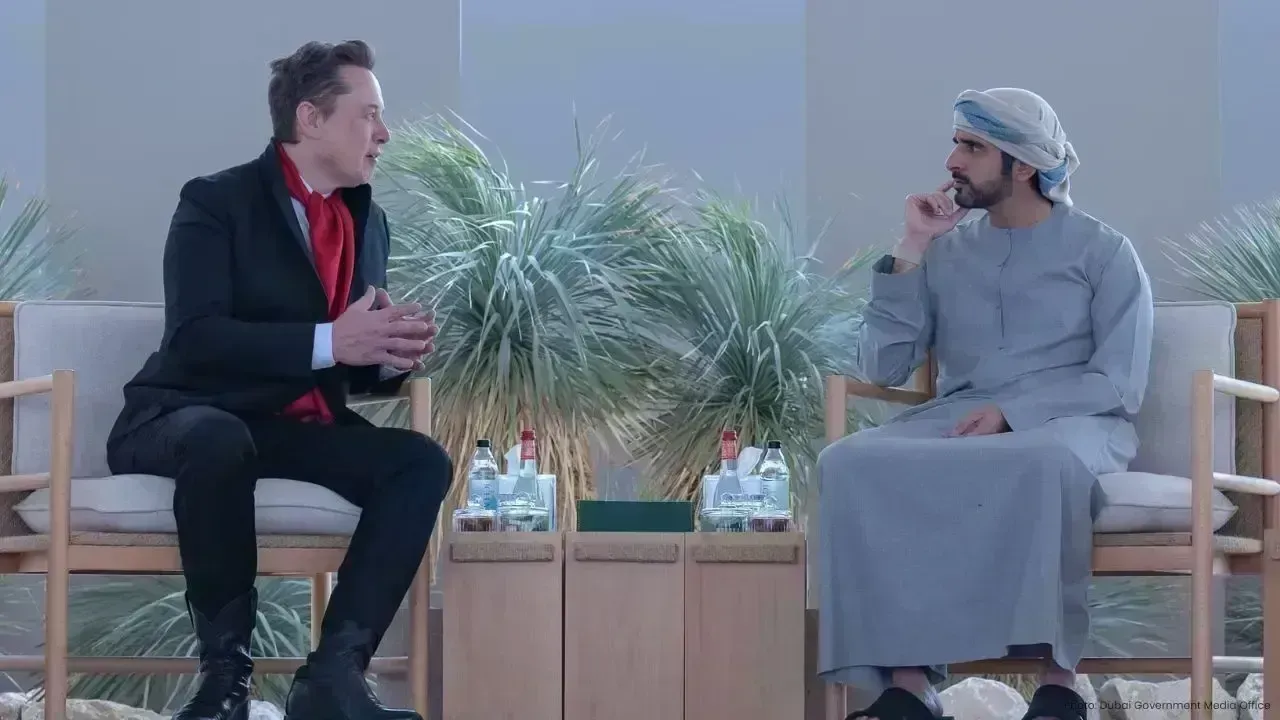 Sheikh Hamdan Engages with Elon Musk to Enhance Tech Collaboration