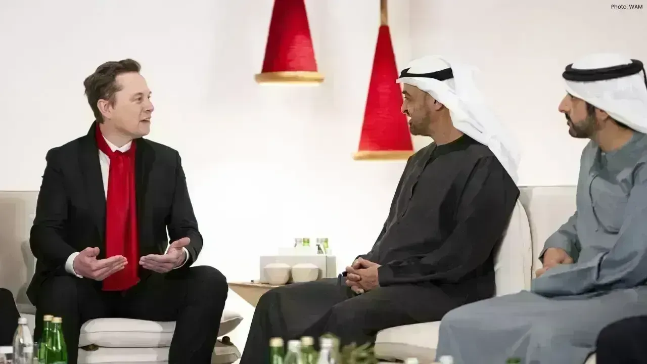 Sheikh Mohamed bin Zayed Engages with Elon Musk on Technology and AI