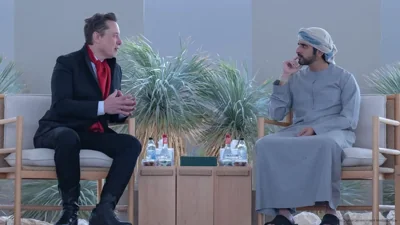 Sheikh Hamdan Engages with Elon Musk to Enhance Tech Collaboration