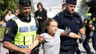 Greta Thunberg Taken Into Custody During Pro-Palestinian Protest in London