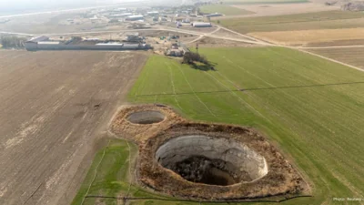 Sinkholes Threaten Turkey’s Farmland as Water Shortages Worsen
