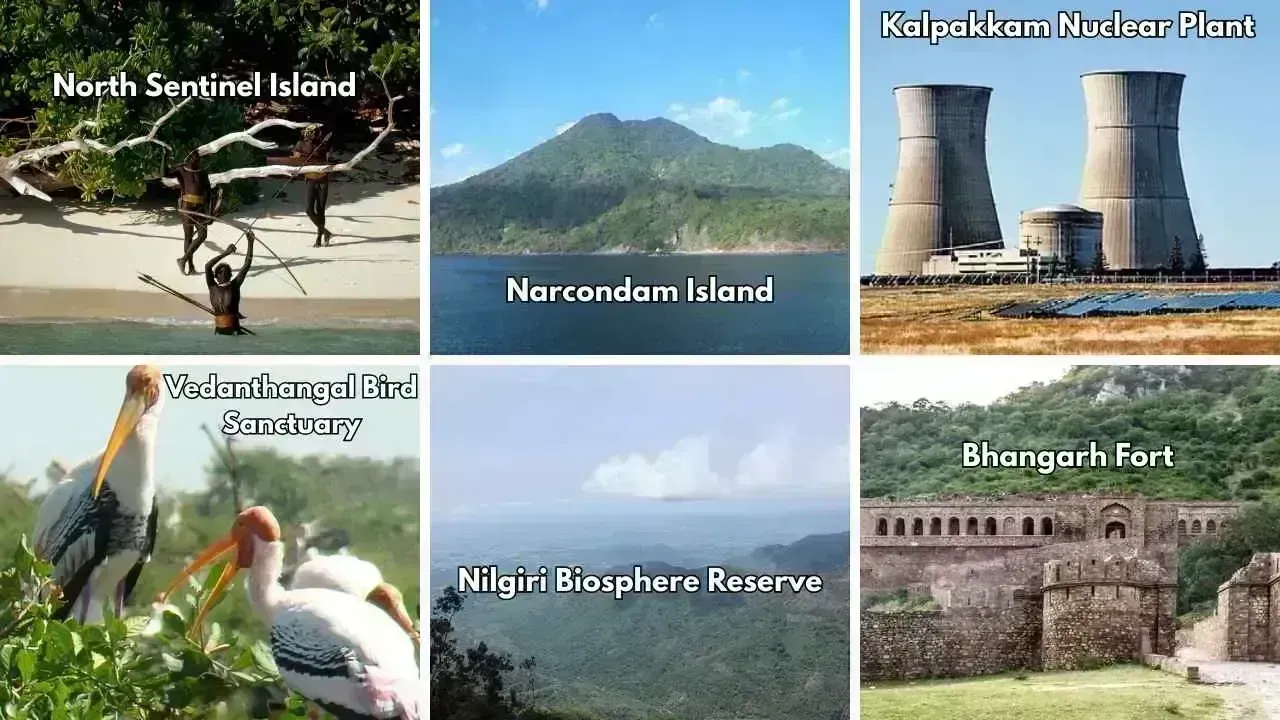 6 Restricted Locations in India: 3 Found in Tamil Nadu