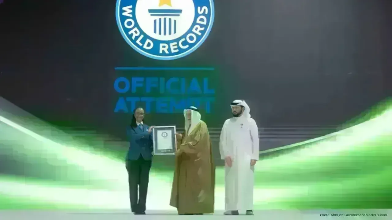 Sharjah's Mleiha Dairy Factory Launches, Setting Global Record