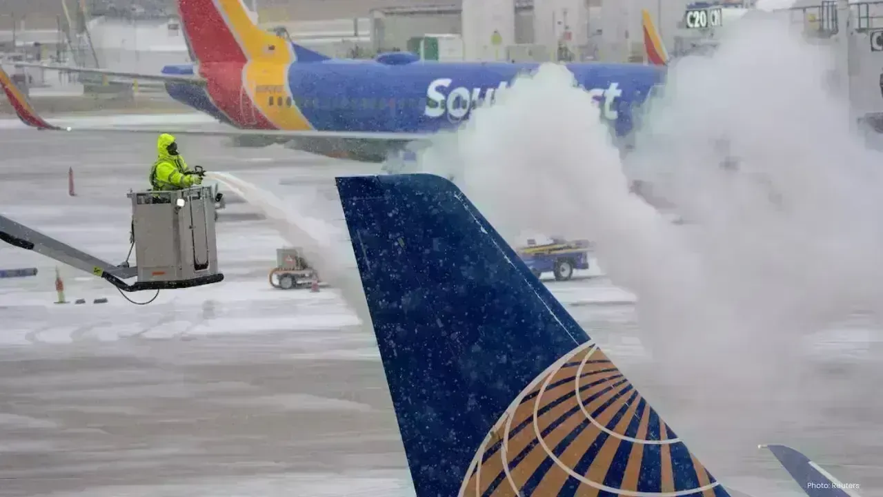 Severe Winter Storm Disrupts Flights in NYC, Holiday Travel Affected