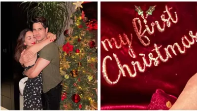 Sidharth Malhotra and Kiara Advani Celebrate Christmas with Daughter Saraayah in a Quiet Family Moment