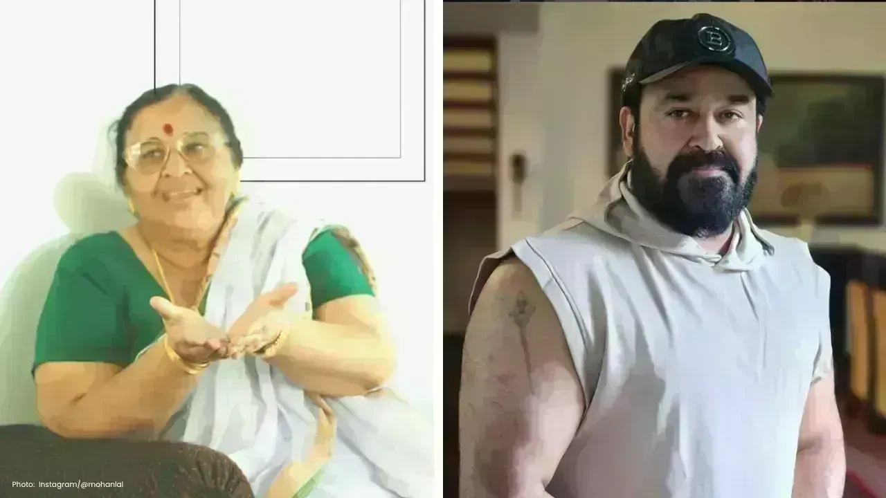 Santhakumari, Mother of Malayalam Star Mohanlal, Passes Away at 90 in Kochi