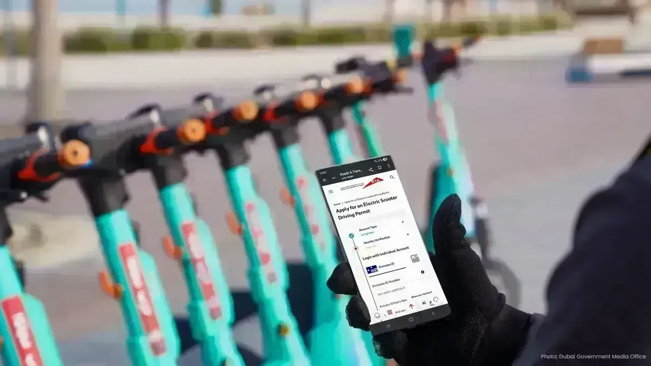 RTA Enhances E-Scooter Permit Availability Across Digital Platforms in Dubai