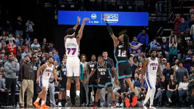 Edgecombe's Last-Second 3-Pointer Propels 76ers Past Grizzlies in Overtime