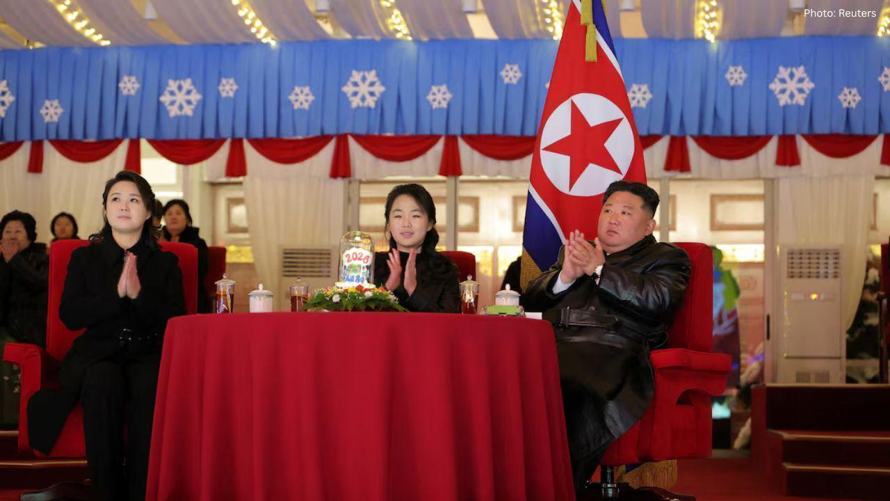 Kim Jong Un Welcomes New Year with Daughter at Pyongyang Celebrations