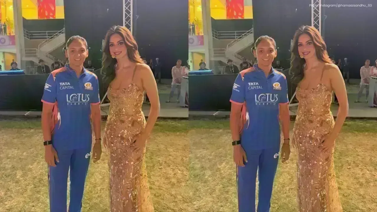 Harnaaz Sandhu and Harmanpreet Kaur Unite at WPL 2026 Kickoff