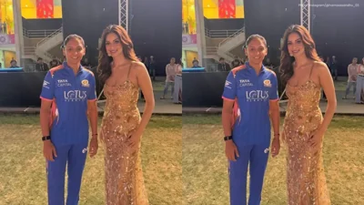 Harnaaz Sandhu and Harmanpreet Kaur Unite at WPL 2026 Kickoff