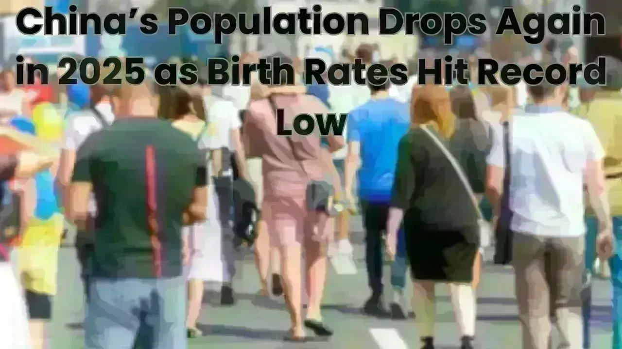 China Sees Population Decline in 2025 Amid Record Low Birth Rates