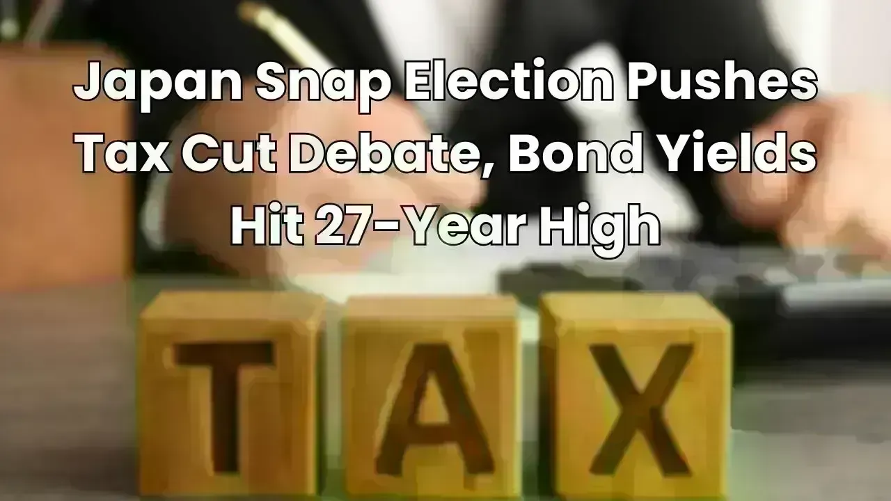 Japan's Snap Election Ignites Tax Reduction Discussions as Bond Yields Surge