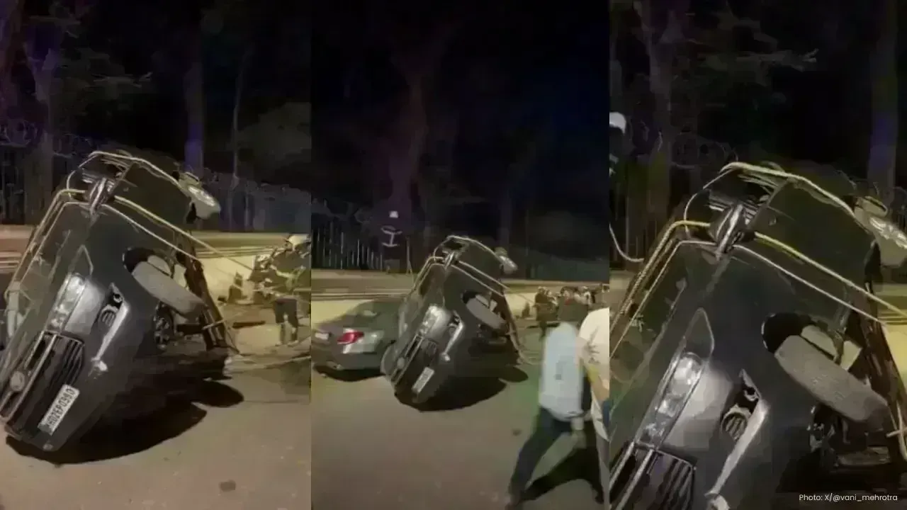 Akshay Kumar's Security Vehicle Rolls Over in Mumbai Incident