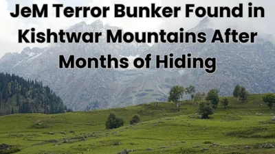 High-Altitude JeM Bunker Unearthed in Kishtwar Mountains