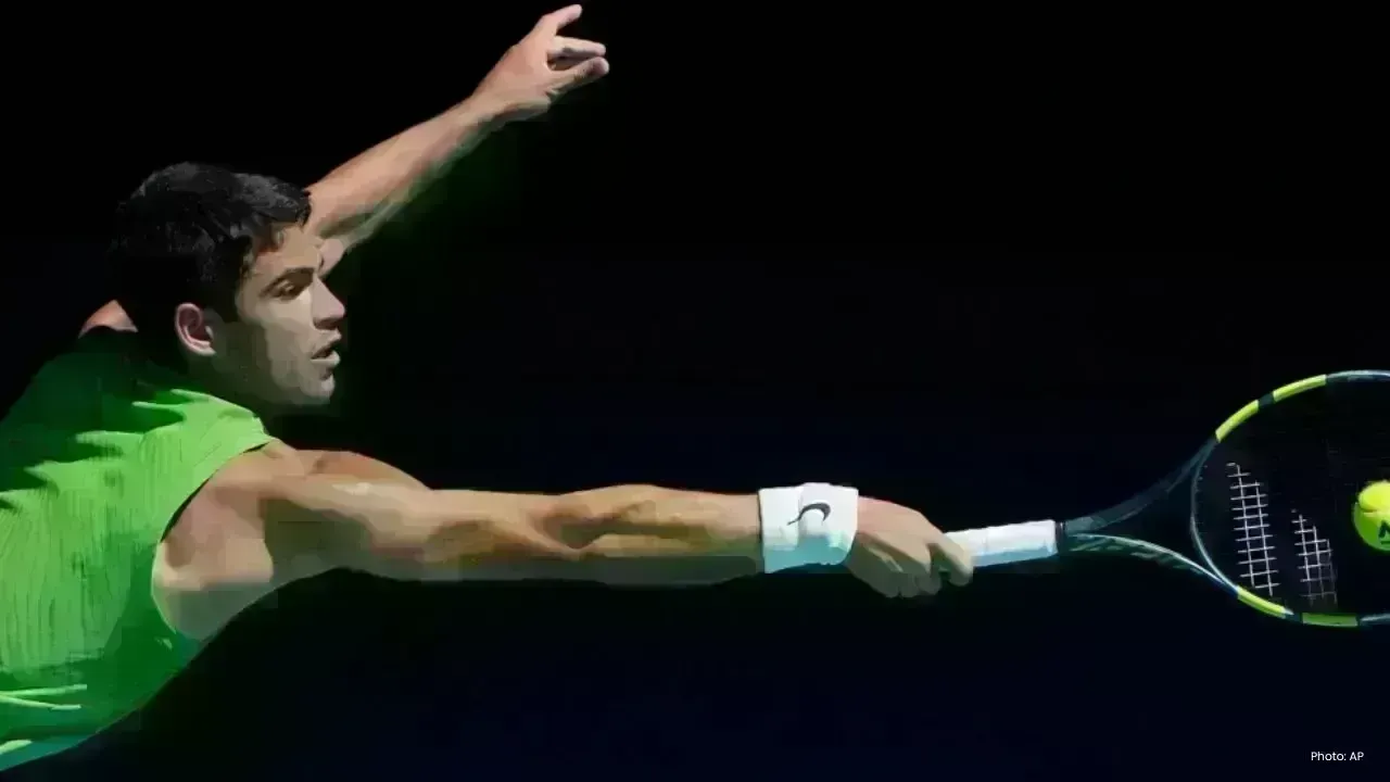 Alcaraz Triumphs Over Moutet as Sabalenka and Gauff Prevail