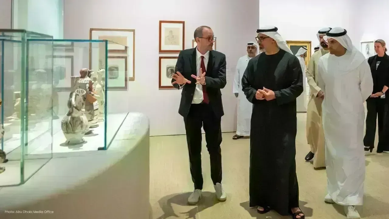 Sheikh Khaled Explores Art at Louvre Abu Dhabi
