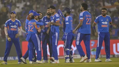 India Secures T20I Series with Record Chase Against New Zealand in Guwahati