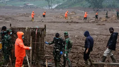 Landslide in West Java: Search Operations Impacted by Heavy Rain