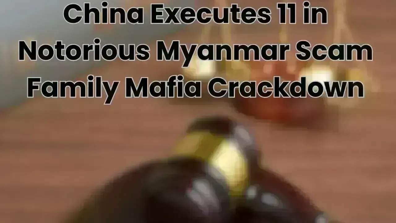 China Executes 11 Members of Criminal Clan Linked to Myanmar Scam