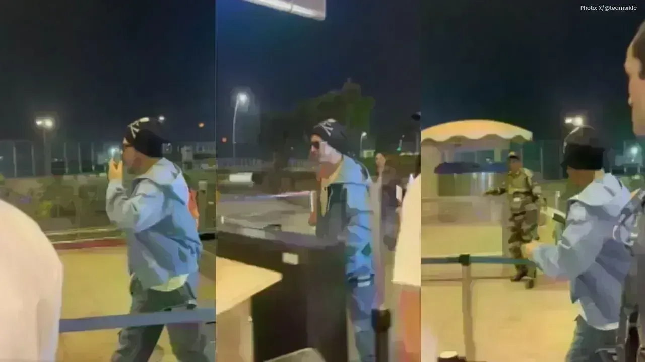 Shah Rukh Khan Spotted at Mumbai Airport on His Way to Dubai