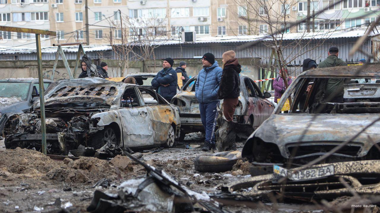 Russian Drone Strike Kills Civilians in Ukraine’s Zaporizhzhia Region as War Drags On