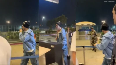 Shah Rukh Khan Spotted at Mumbai Airport on His Way to Dubai