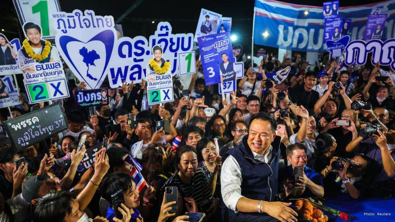 Thailand Election Tests PM Anutin’s Nationalism Strategy in Tight Three-Way Race