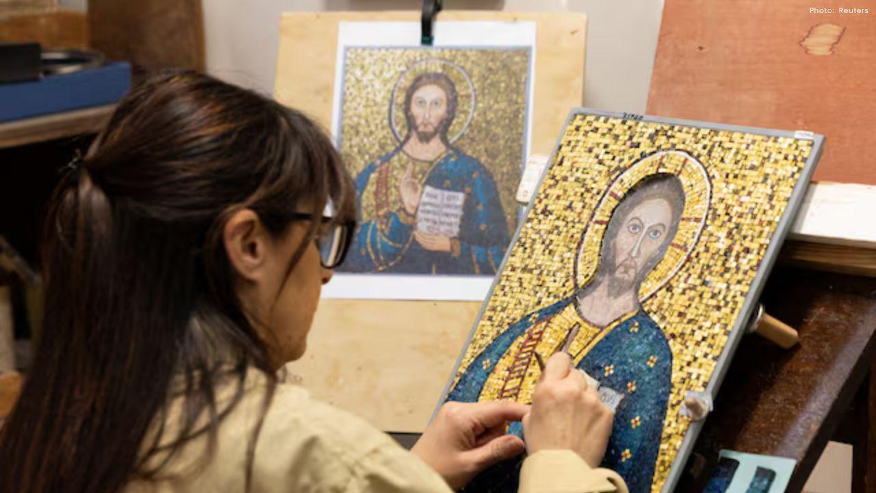 Vatican Artists Keep St. Peter’s Mosaic Art Alive for Centuries