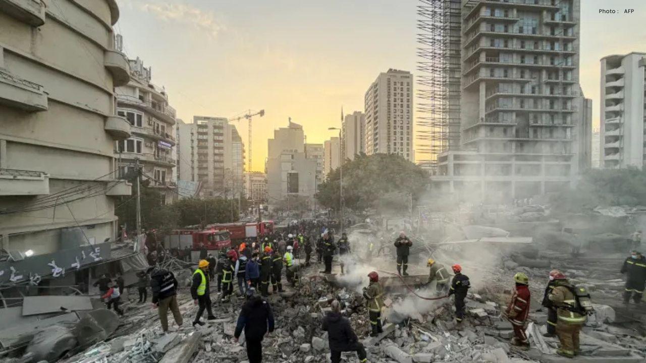 Israeli Airstrikes Hit Central Beirut, Kill Civilians as Conflict Escalates