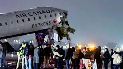Air Canada Plane Collides with Ground Vehicle at New York Airport, Raises Safety Concerns