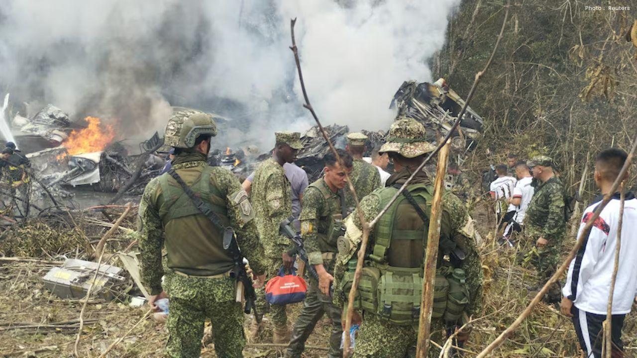 Colombian Military Plane Crash Leaves Dozens Dead, Over 100 Soldiers Onboard