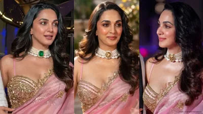 Kiara Advani Shines in Elegant Saree at NMACC Anniversary
