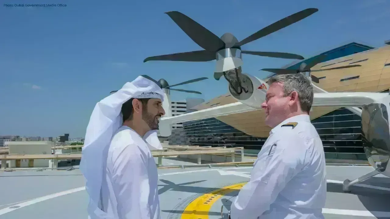 Dubai Launches Its First Air Taxi Station Near DXB Airport