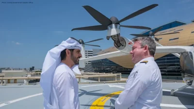 Dubai Launches Its First Air Taxi Station Near DXB Airport