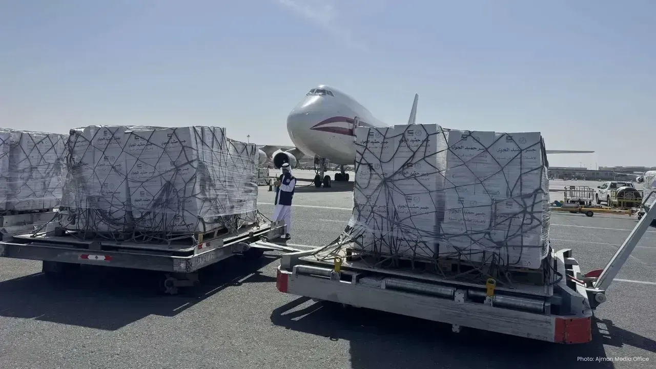 UAE Airlift Delivers 100 Tonnes of Aid to Gaza