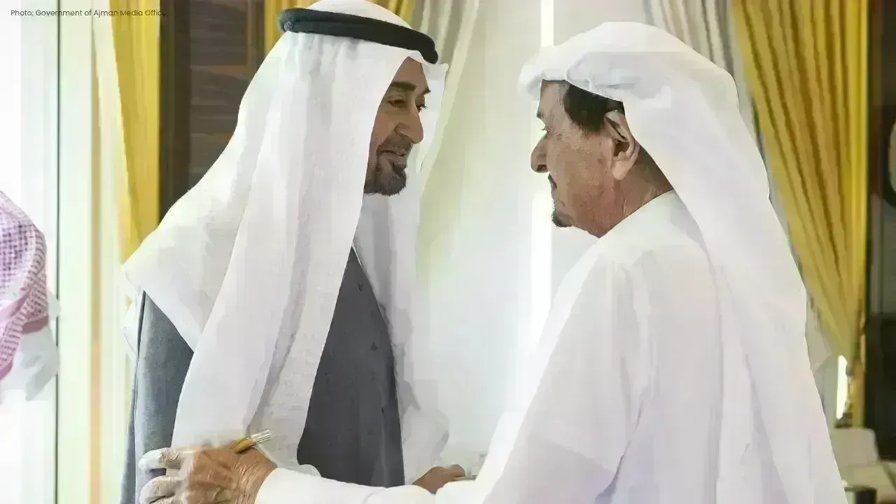 Ben Zayed and Ajman's Ruler Discuss Development Goals