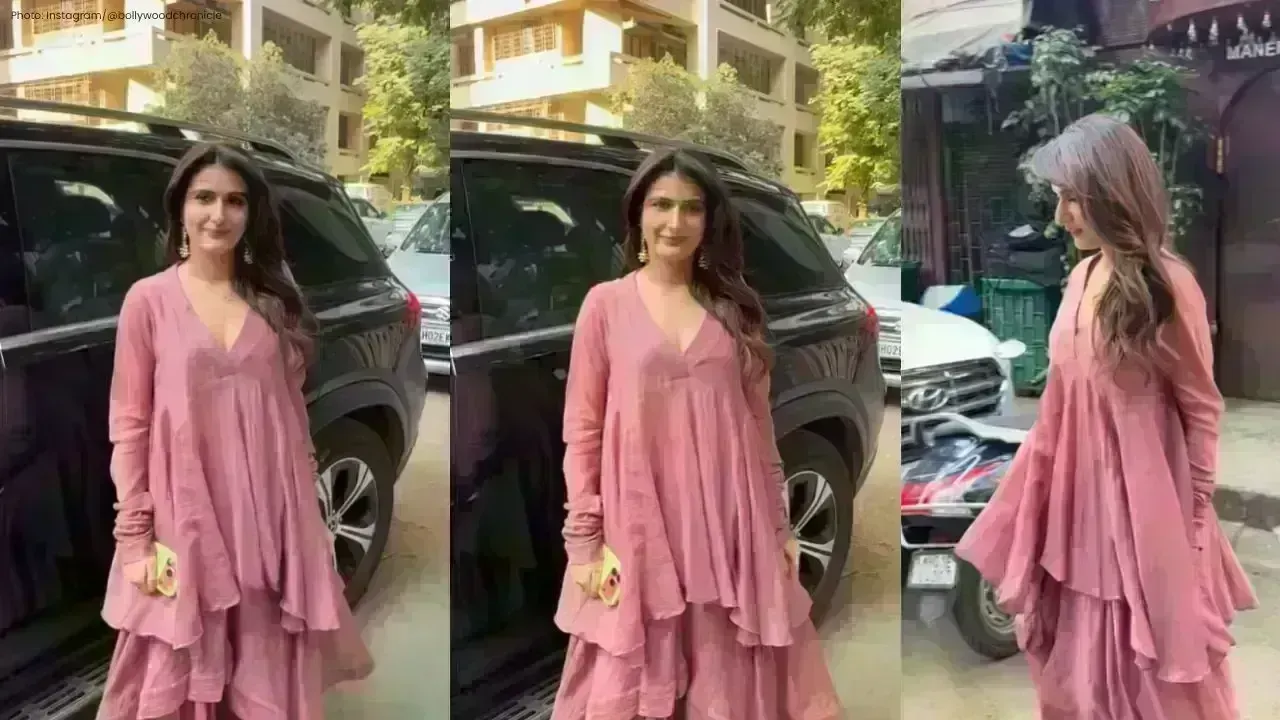 Fatima Sana Shaikh Turns Heads in Elegant Dusty Pink Kurta in Bandra