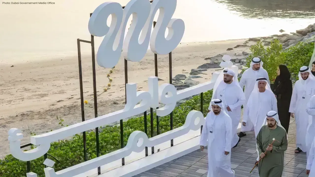 Sheikh Mohammed Inspects AED500M Development of Al Mamzar Beach
