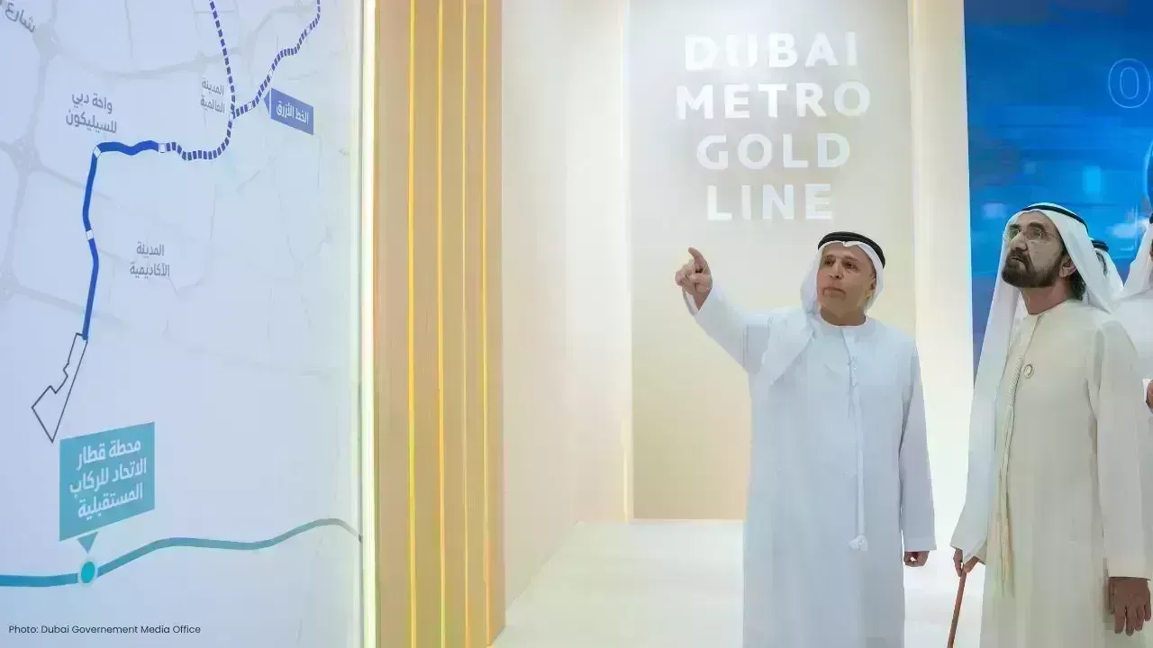 Dubai Unveils AED34B Gold Line Metro, Its Largest Project to Date