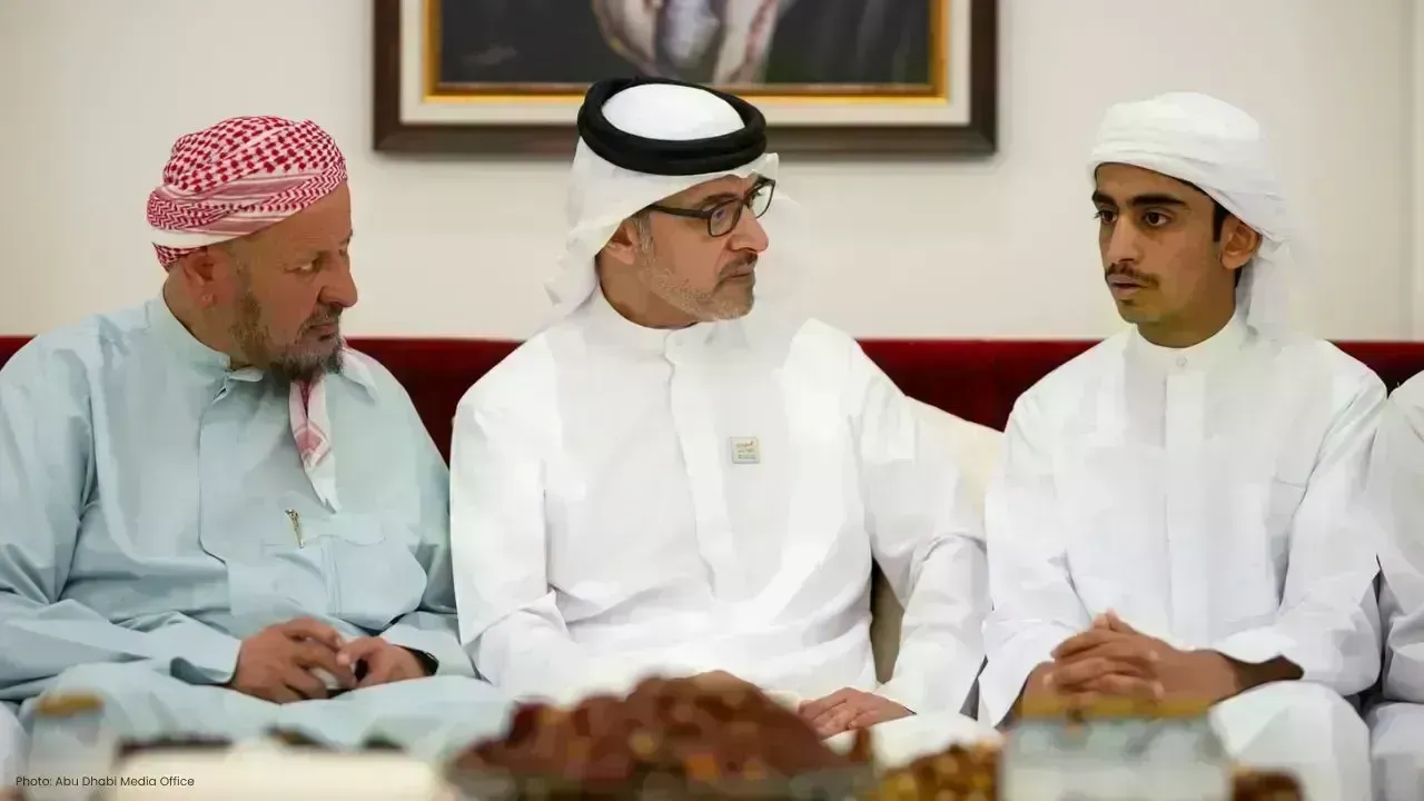 Sheikh Hazza Sends Condolences in Al Ain to Grieving Families