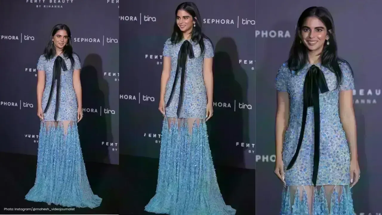 Isha Ambani Dazzles in Dior at Fenty Beauty Event