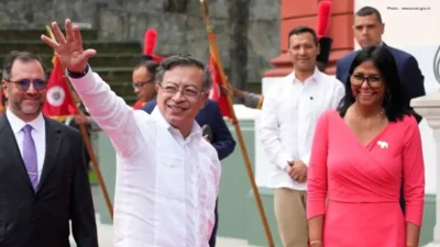 Colombian President Gustavo Petro Meets Venezuela’s Acting Leader Delcy Rodríguez for Key Talks